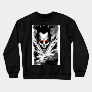 EERIE RED EYED SPOOKY HALLOWEEN VAMPIRE Crewneck Sweatshirt